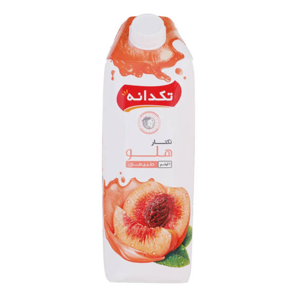تکدانه هلو 1 لیتری